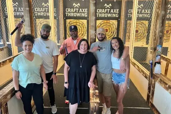 1.5 hours axe throwing session in Memphis