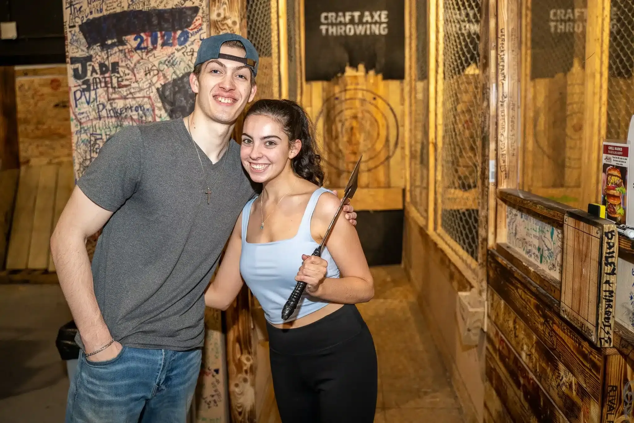 45 min axe throwing session in Memphis